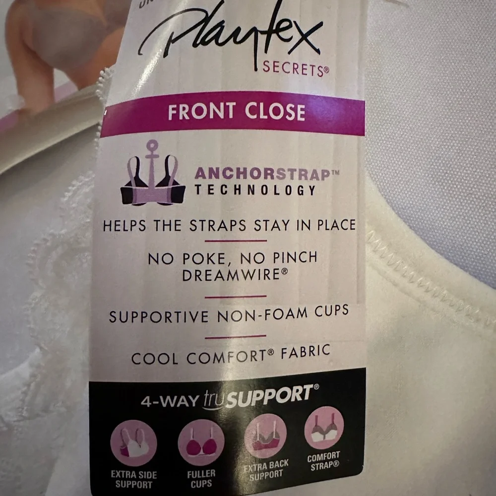 Platex No Poke Dreamwire NWT size 40D white - Picture 5 of 6